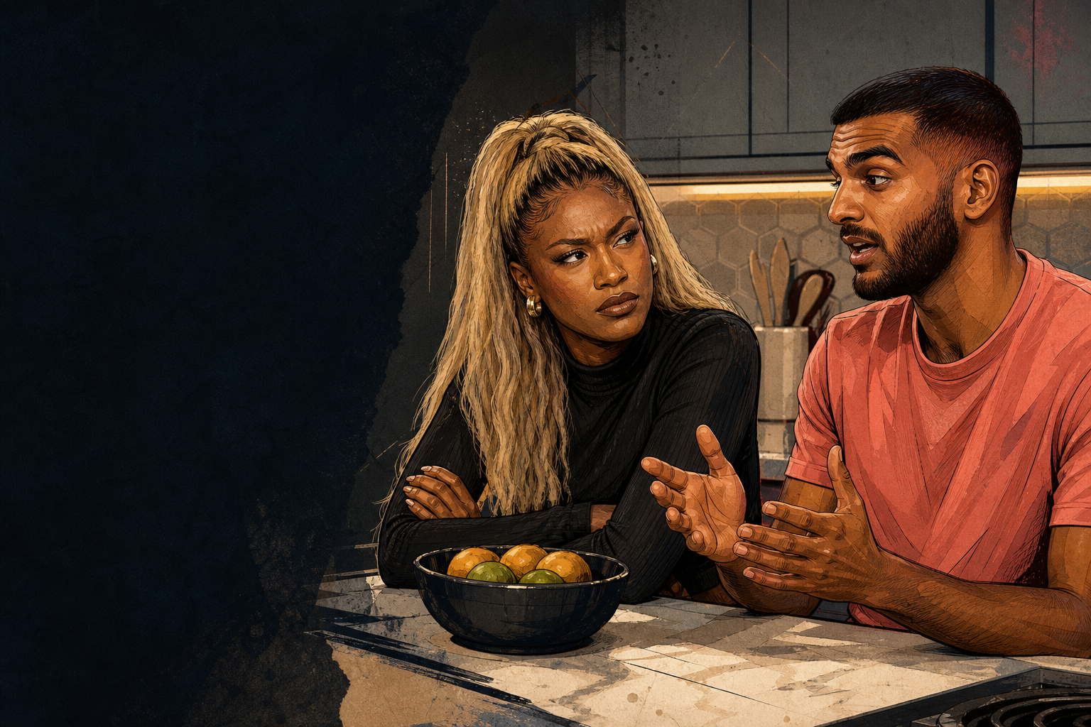 Editorial illustration for Yash tells Taylor the bribe truth, but Taylor still feels like he wasn’t being fully hones.