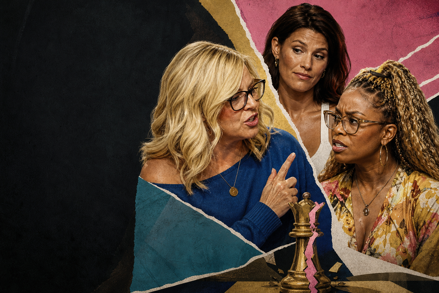 Editorial illustration for Taylor calls out LaTrice for stressing Angela while Haley takes the rant.