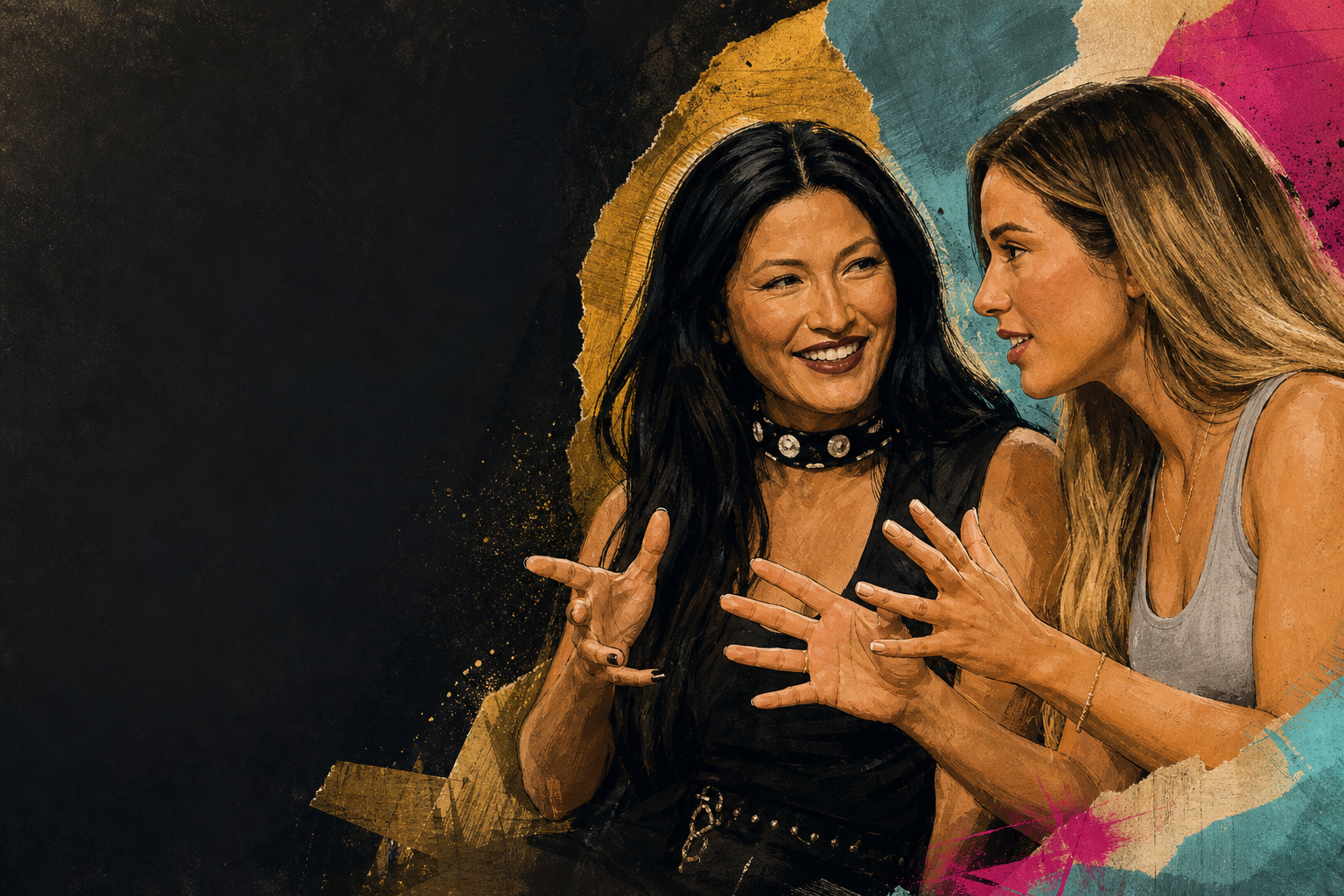 Editorial illustration for Dee wants to rope Ashley in after Ashley mirrors her reads.