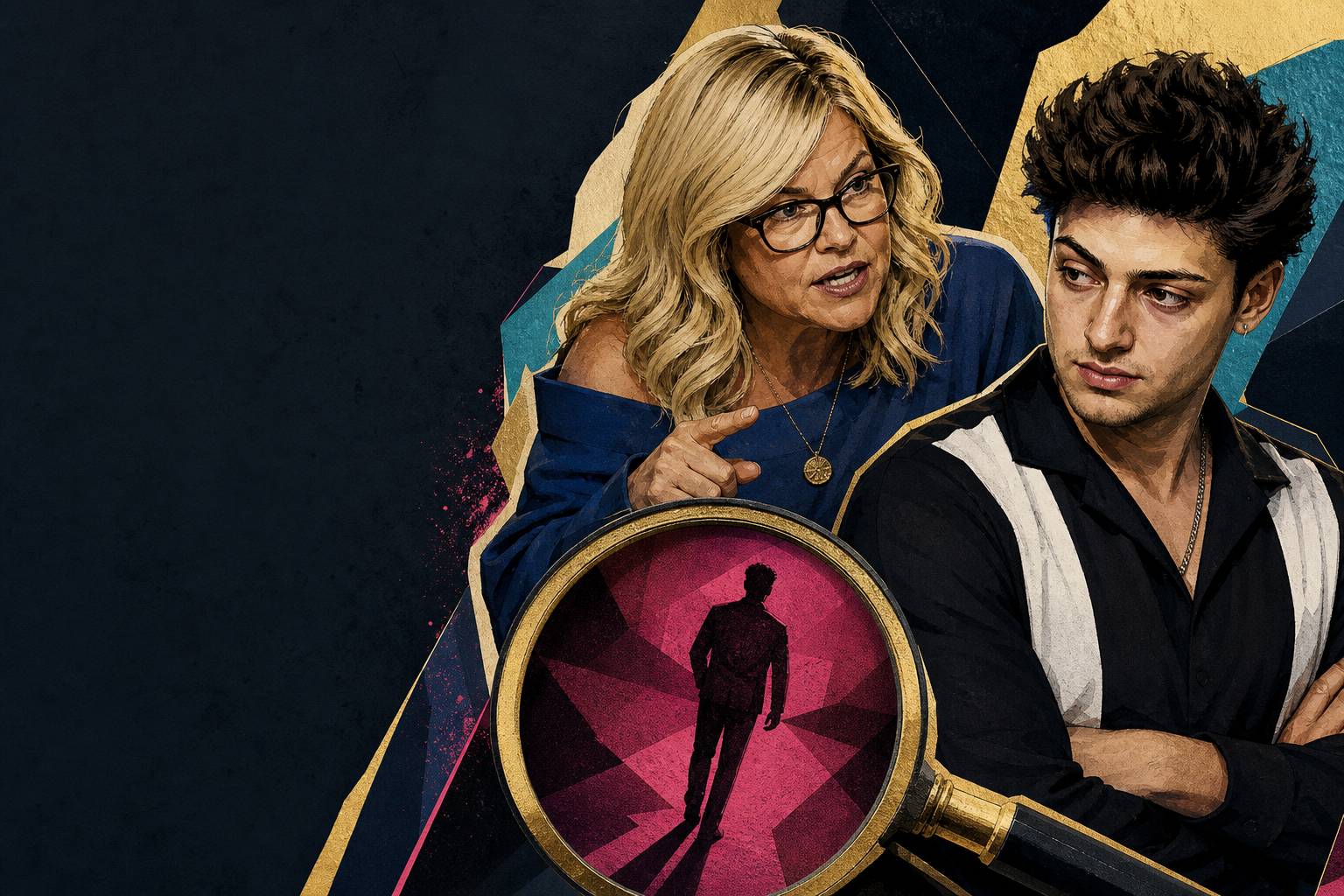 Editorial illustration for Angela’s suspicion of Drew hits a wall as others call it “jumping the gun”.