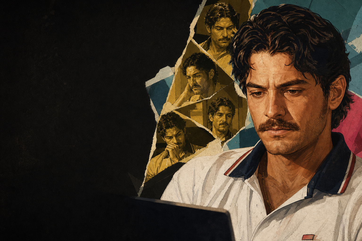 Editorial illustration for Rome Seymour watches his goodbye messages after being evicted 12-1.