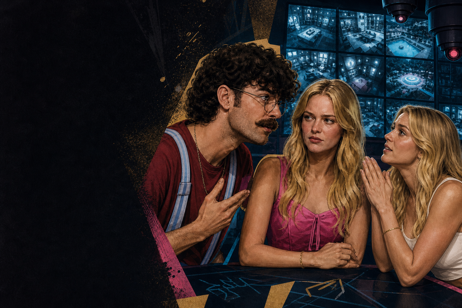 Editorial illustration for Melody and Barrett commiserate about Yash and brush off Haley’s plea.