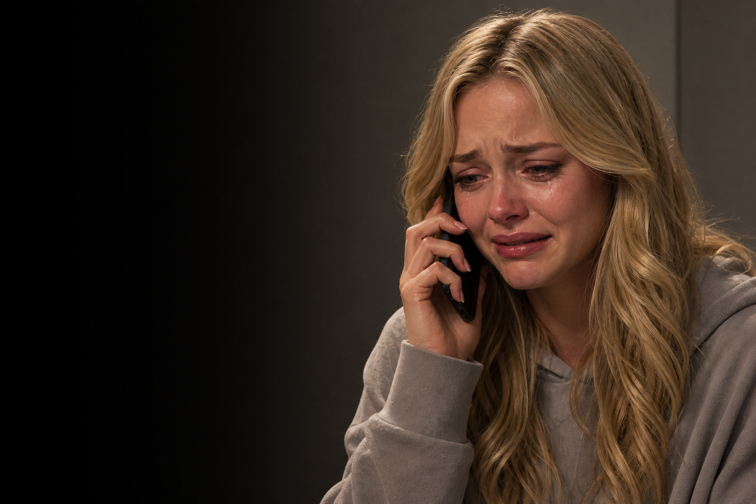 Editorial illustration for Melody Morris breaks down during a call home, saying she’s scared about tomorrow.