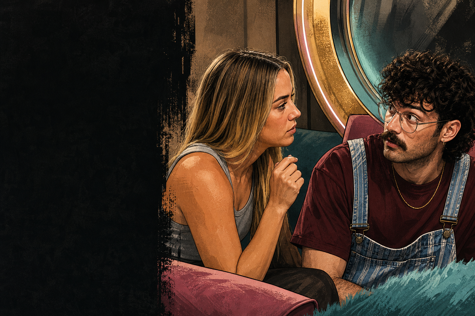 Editorial illustration for Dee checks Barrett’s vibe and doubles down that nobody suspects their five.
