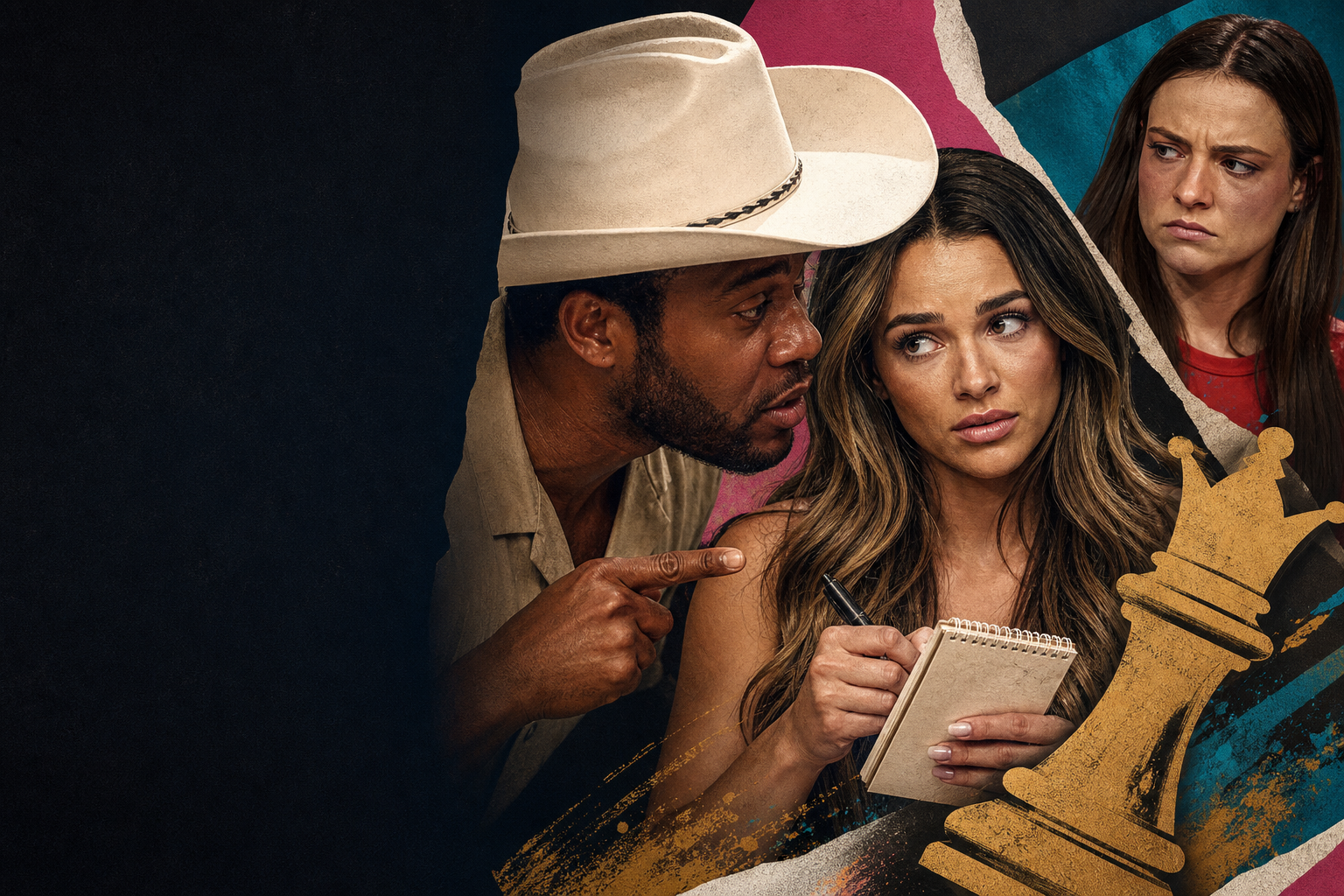 Editorial illustration for Chuk demands Lyric feed him Mallory’s information as Lyric talks about her renom plans.