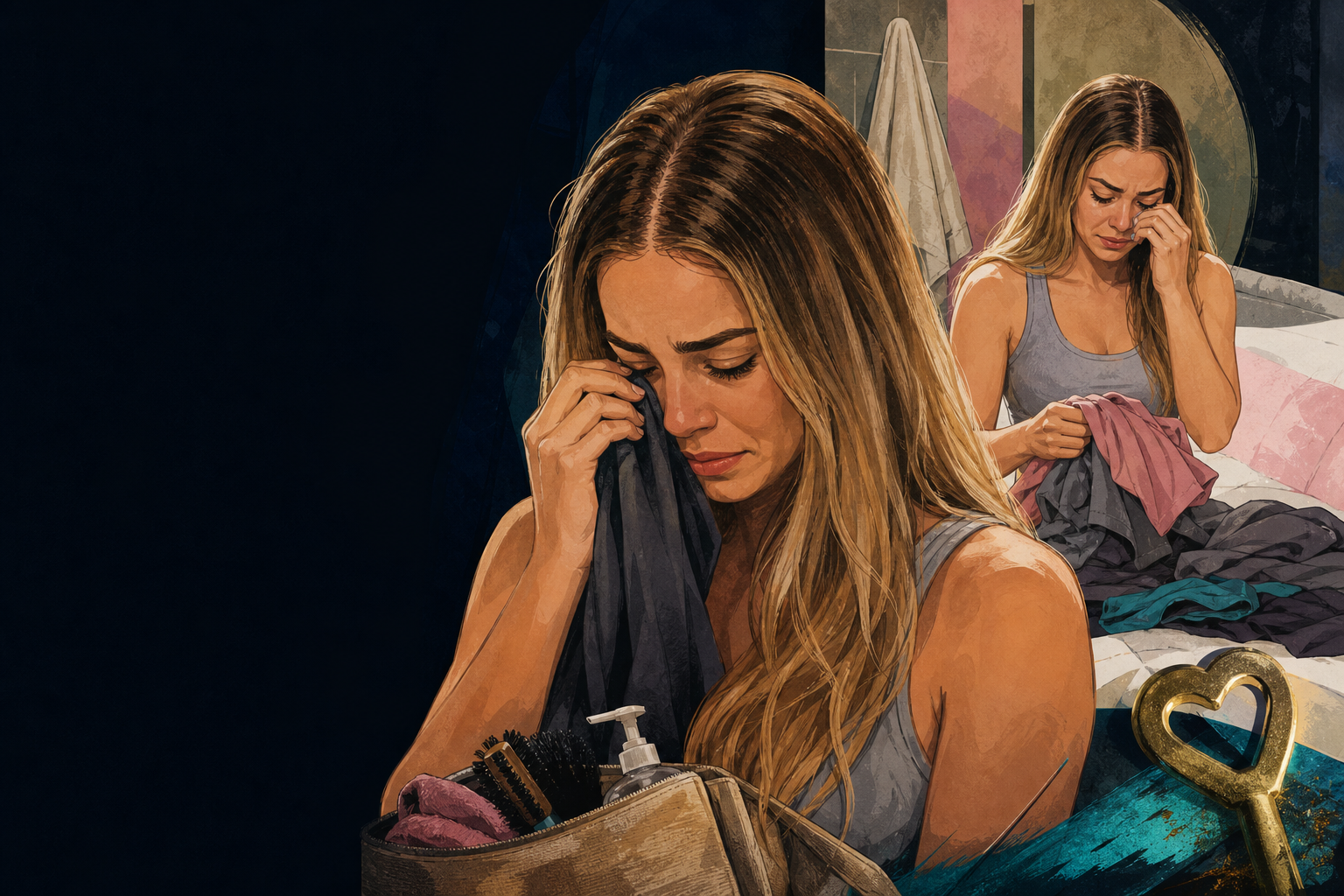 Editorial illustration for Dee Valladares quietly falls apart after her veto cleanup.