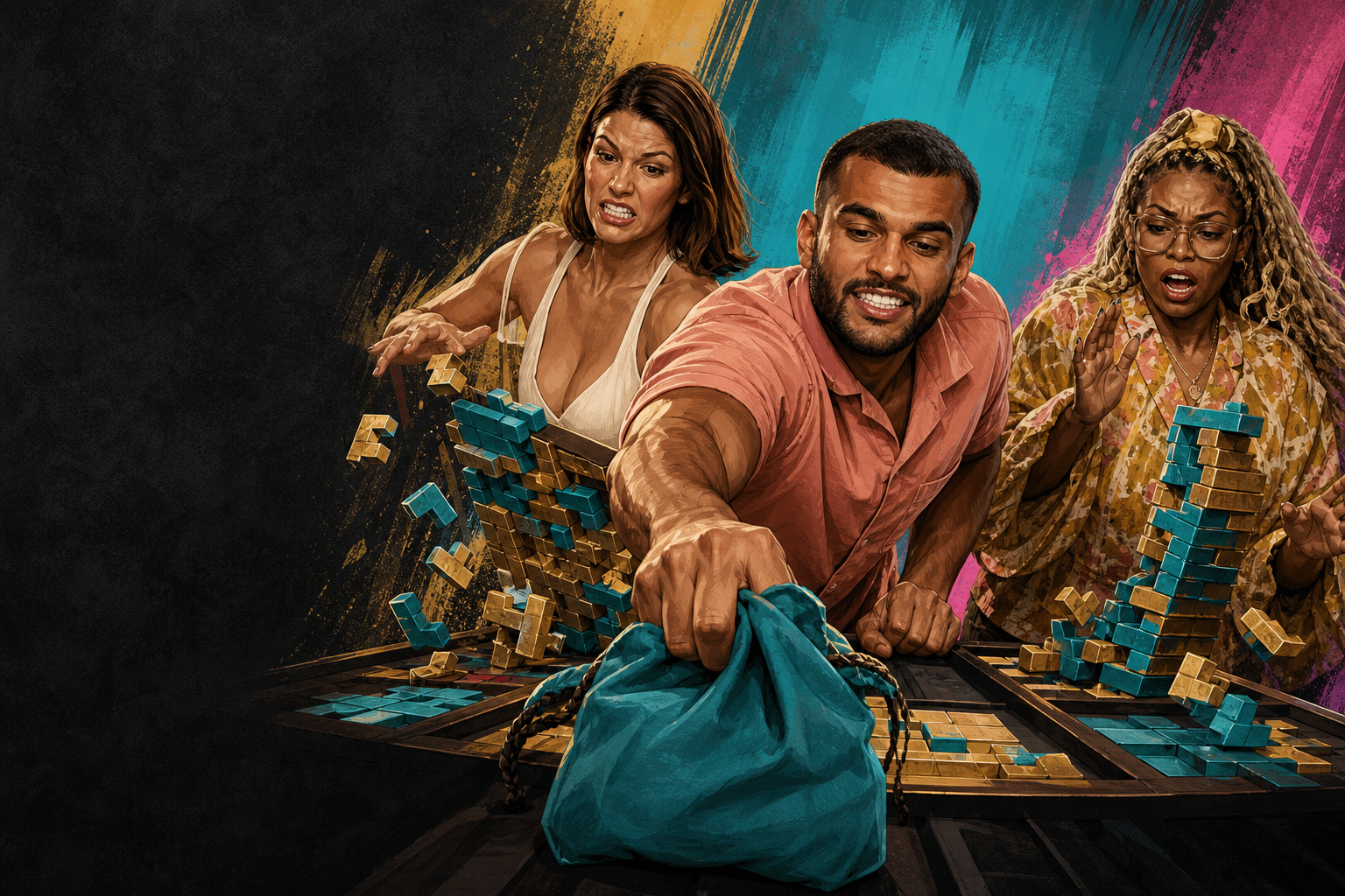 Editorial illustration for Yash Patel overtakes the puzzle and wins the final comp.