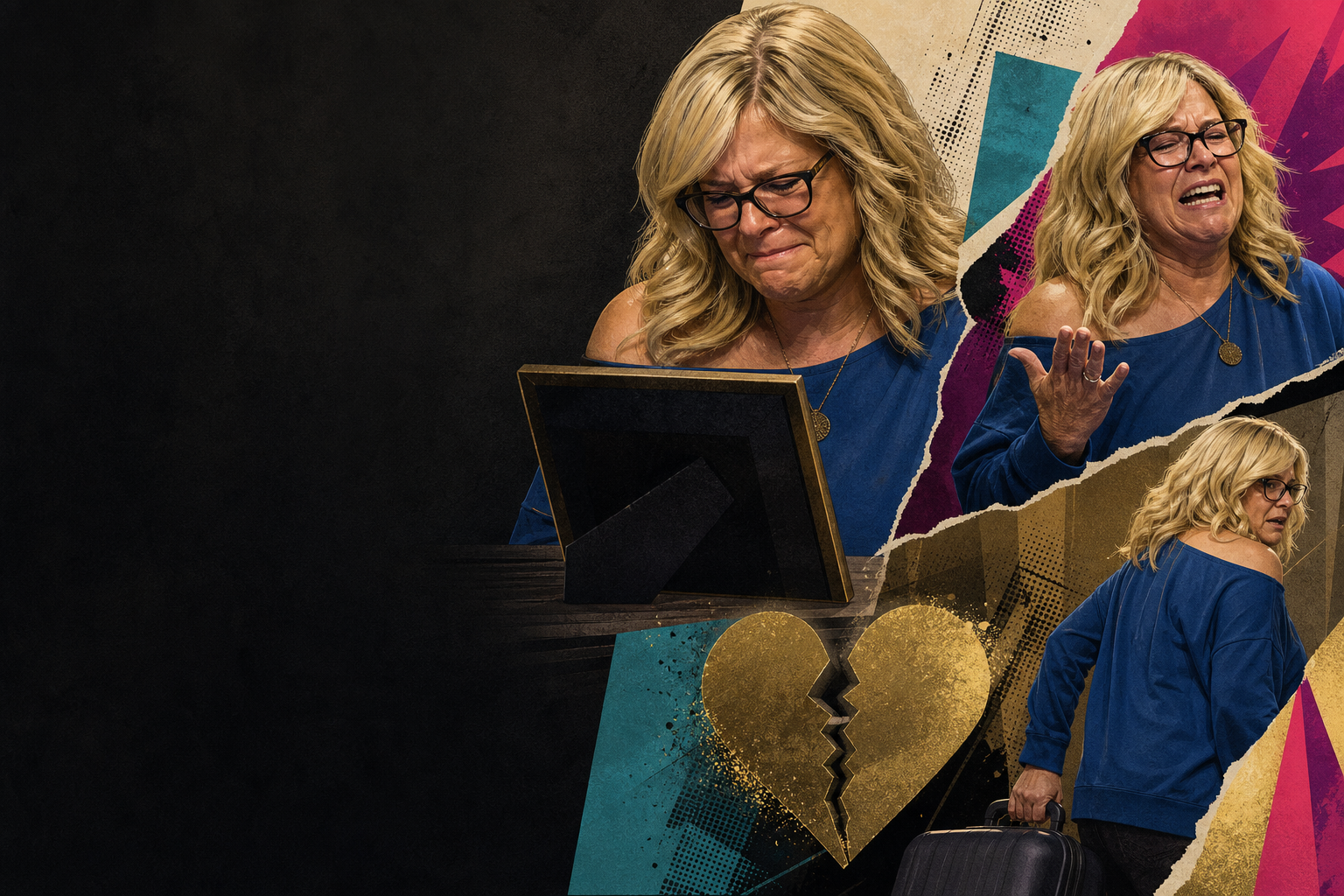 Editorial illustration for Angela is evicted 3-2, becoming the newest juror.