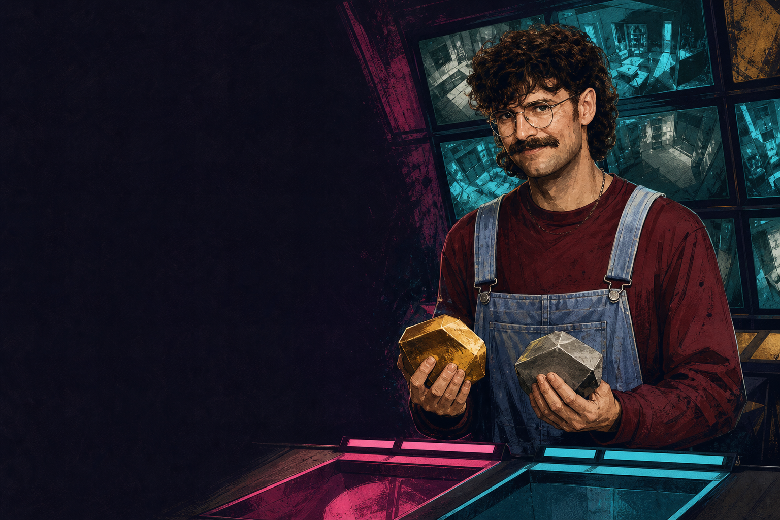 Editorial illustration for Barrett hands out two stones during the twist reveal.