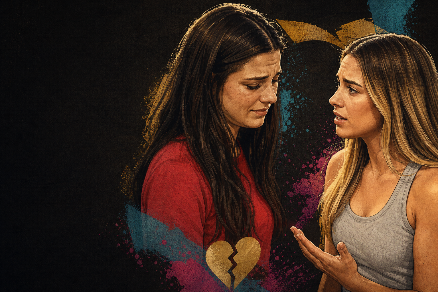 Editorial illustration for Dee says nomming Mallory broke her heart as Mallory opens up about the pressure of being f.